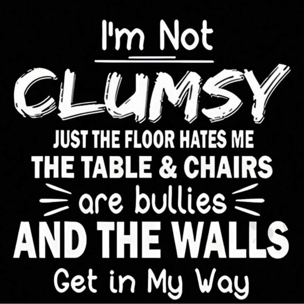 Black Graphic Tee with Humorous Text - Picture 3 of 6